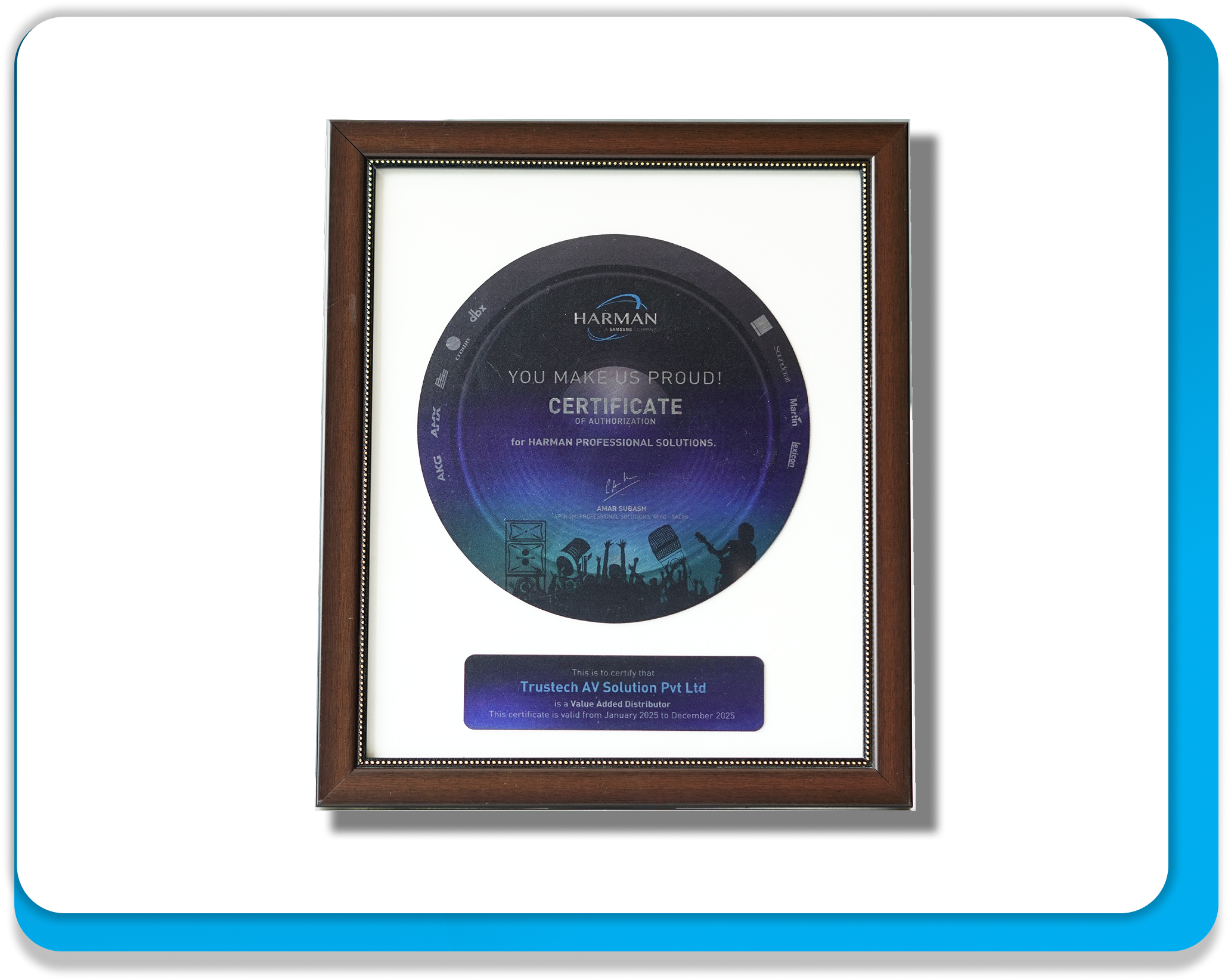 Harman Authorized 
Distributor